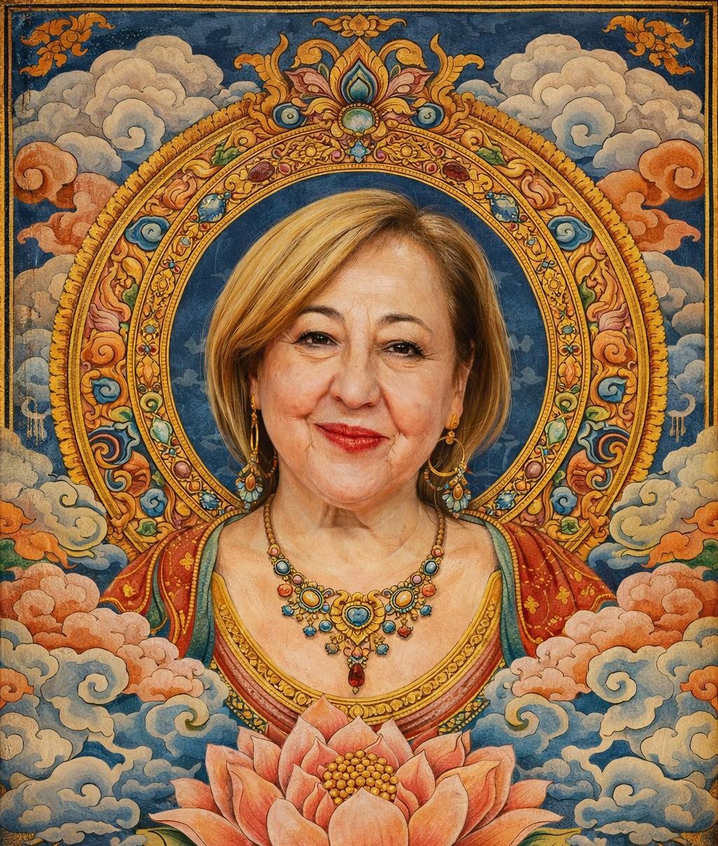 Comunidad reunida en el templo principal durante un comunicado